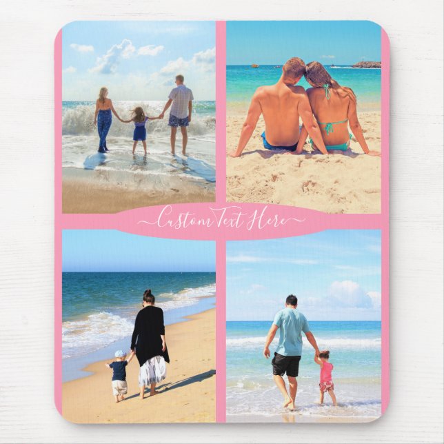 Mousepad Texto Personalizado de Amor Personalizado da Famíl (Frente)