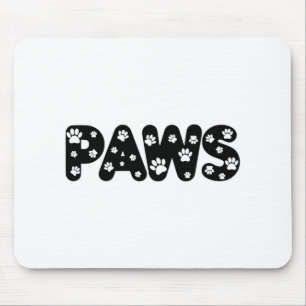 Mousepad Texto Personalizado de Páginas de Cães