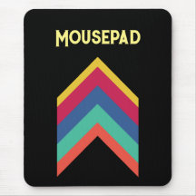 Mousepad texto personalizado Setas para cima Foto 