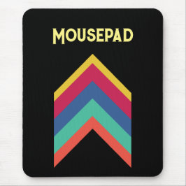 Mousepad texto personalizado Setas para cima Foto 