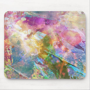 Mousepad Textura abstrata do grunge com pintura 3 da