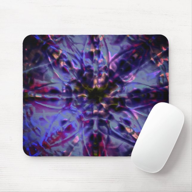 Mousepad Textura áspera queimada violeta escura para roxo m (Com mouse)