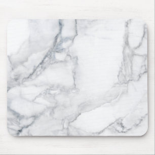 Mousepad Textura branca de mármore