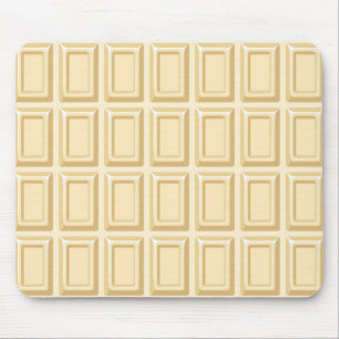 Mousepad Textura branca do bar de chocolate