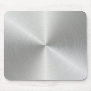 Mousepad Textura circular brilhante de metal polido