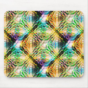 Mousepad Textura colorida, barbeada, quadrados abstrato