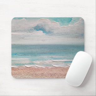 Mousepad Textura da areia do oceano