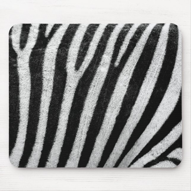 Mousepad textura da pele de zebra (Frente)