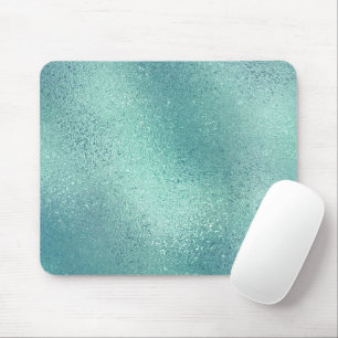 Mousepad Textura de abstrato iridescente de shimmering verd