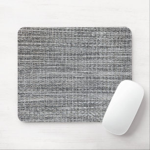 Mousepad Textura de Canvas pretas e prateadas