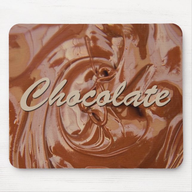 Mousepad Textura de chocolate derretido (Frente)