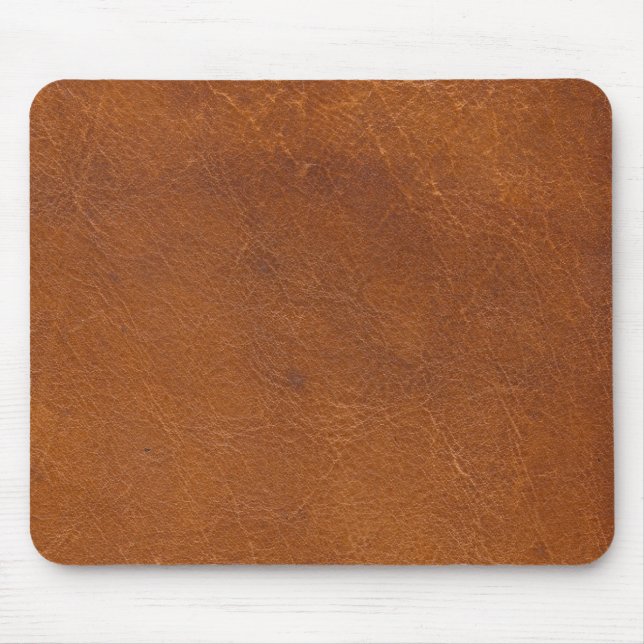Mousepad Textura de couro de Brown do falso (Frente)