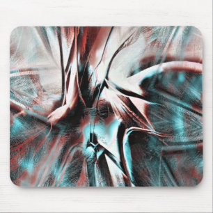 Mousepad textura de garoa cinzenta vermelha a azul