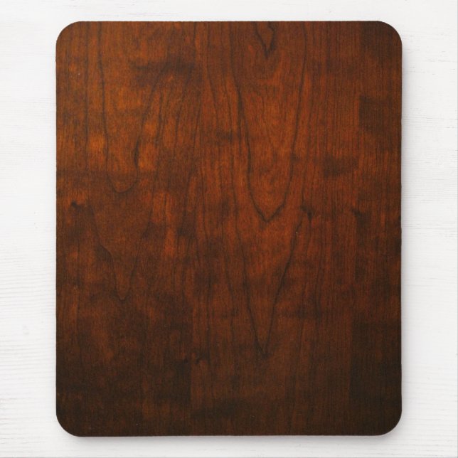 Mousepad Textura de madeira de mogno (Frente)
