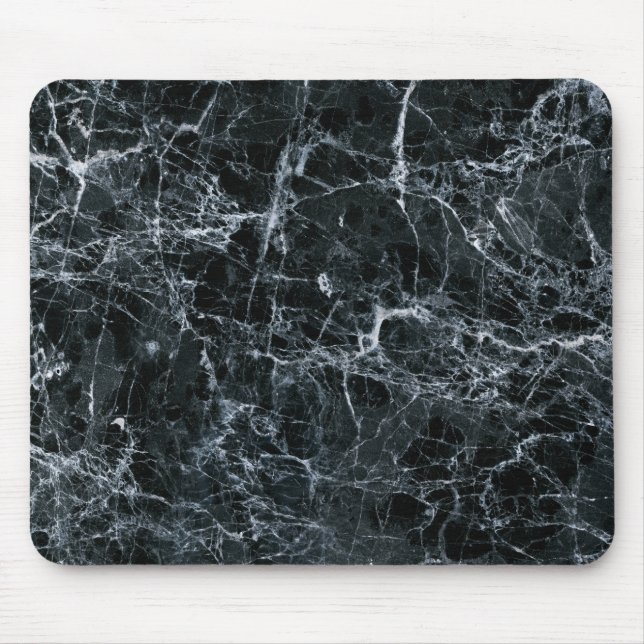 Mousepad Textura de mármore preto (Frente)