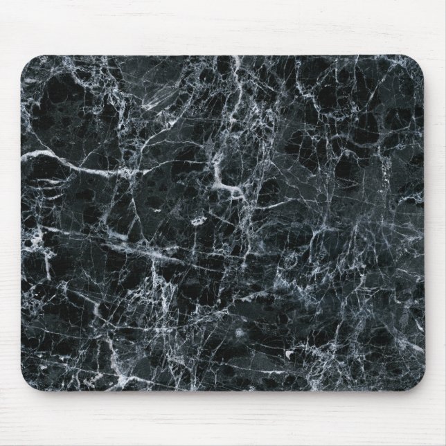 Mousepad Textura de mármore preto (Frente)