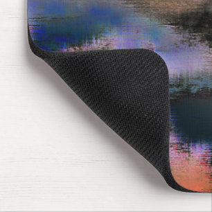 Mousepad Textura de nuvens escuras de cor laranja escura co