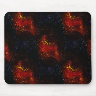 Mousepad Textura digital vermelha russa com curvas mais esc