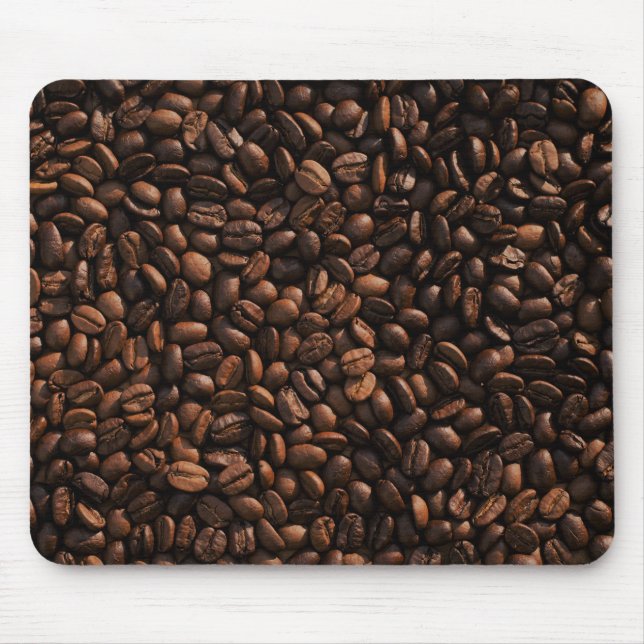 Mousepad Textura dos feijões de café (Frente)