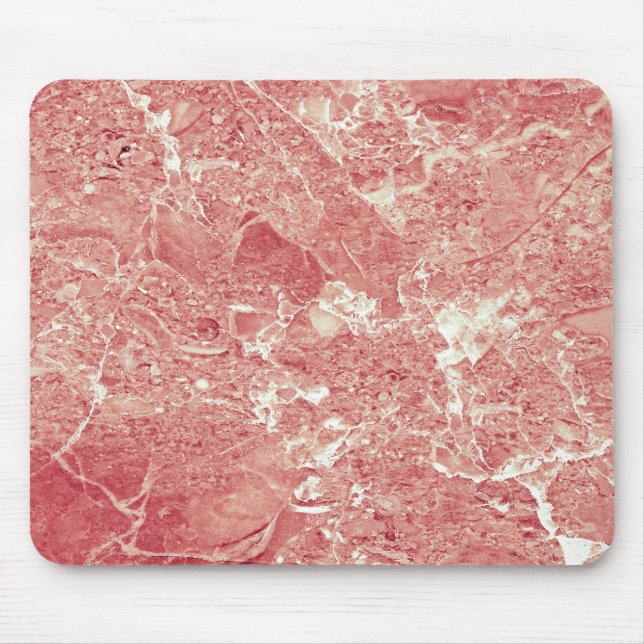 Mousepad Textura Dourada de mármore rosa (Frente)