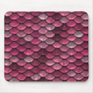 Mousepad Textura em Escala Metálica Rosa
