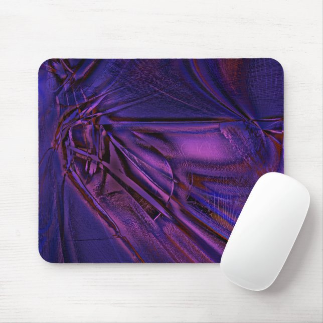 Mousepad Textura esmaecida de azul a roxo e arranhões digit (Com mouse)