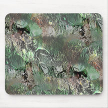 Textura estranha em verde-cinza com crânio abstrat