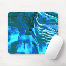 Mousepad Textura metálica abstrato de mosaico céu limpo
