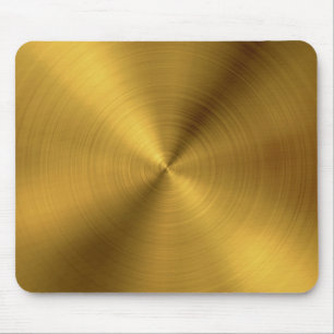 Mousepad Textura metálica Dourada de luxo 6
