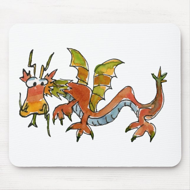 Mousepad Thar Be Dragon (Frente)