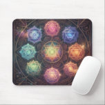 Mousepad The 7 Chakras´8<br><div class="desc">The 7 chakras are energy centers aligned along the spine that influence different areas of life — from safety and creativity to confidence,  love,  communication,  intuition,  and spirituality. When balanced,  they support harmony,  inner strength,  and overall well-being.</div>