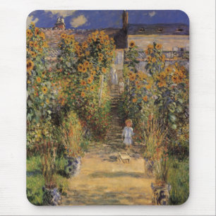 Mousepad The Artist's Garden at Vetheuil by Claude Monet