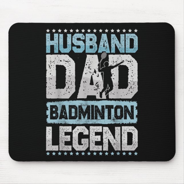 Mousepad The Badminton Legends Retro Shuttle Mens Badminton (Frente)