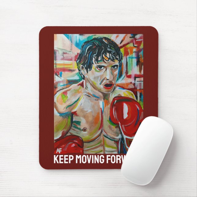 Mousepad The Boxer Painting by Alfred Fox (Com mouse)