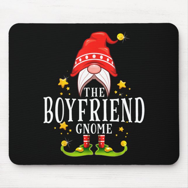 Mousepad The Boyfriend Gnome Christmas Matching  (Frente)