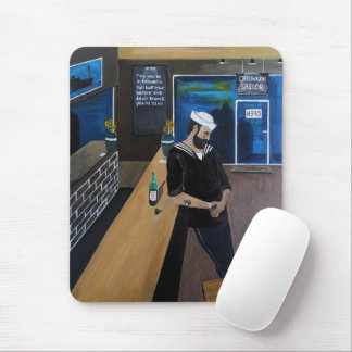 Mousepad The Drunken Sailor Painting by Alfred Fox