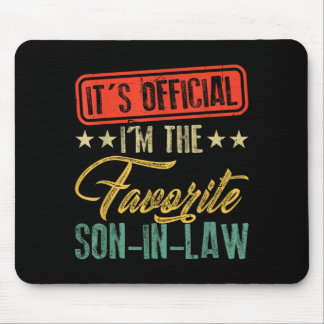 Mousepad The favorite son in law happy father's day