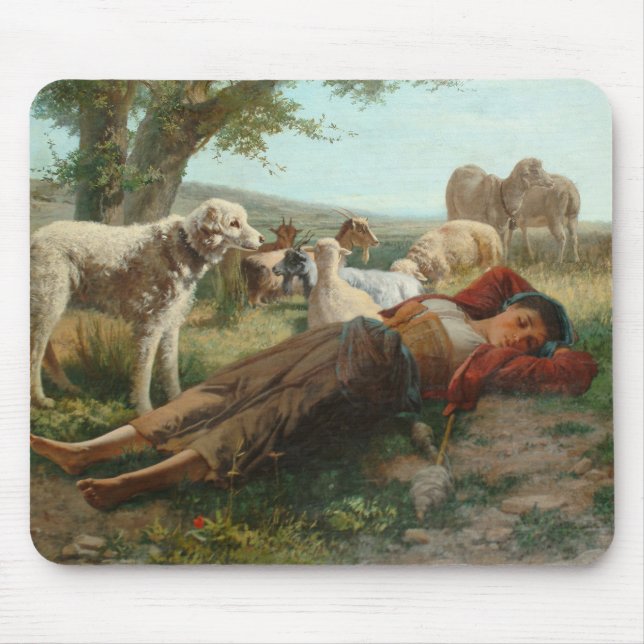 Mousepad The Goatherder Girl's Siesta (por Carlo Ademollo) (Frente)