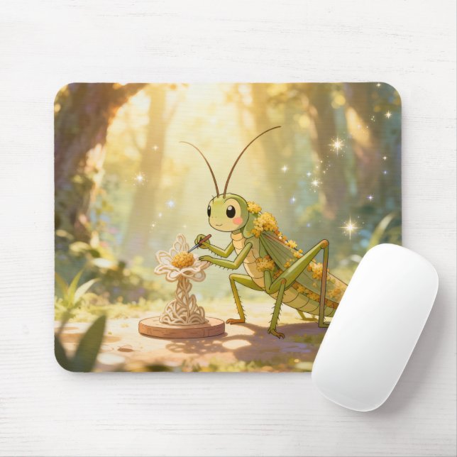 Mousepad The Grasshopper and the Nectar Artwork.1 (Com mouse)