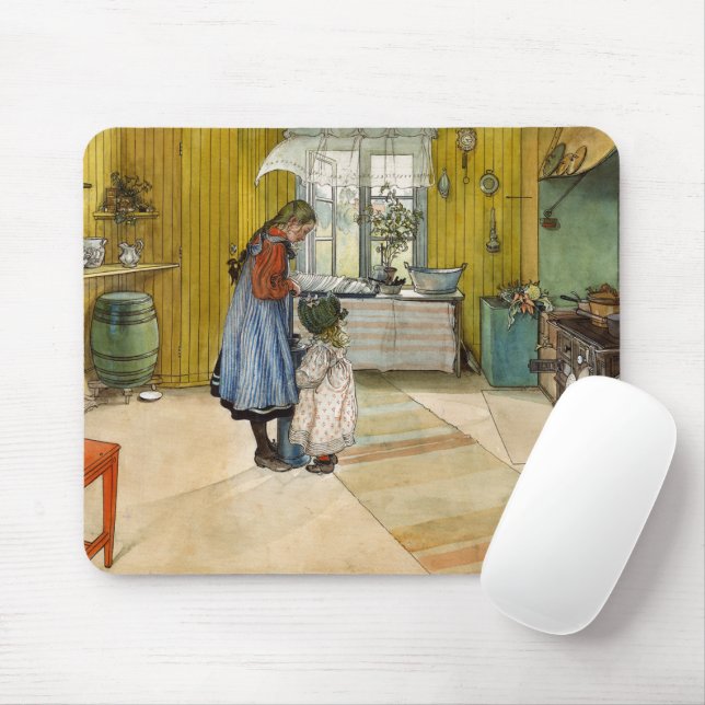 Mousepad The Kitchen, 1898, por Carl Larsson (Com mouse)