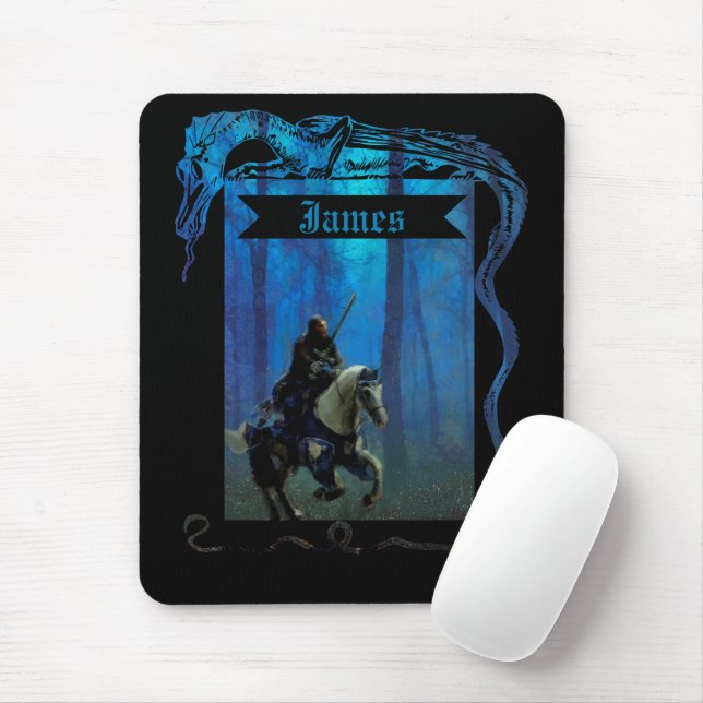 Mousepad The Lone Knight: A Journey Through the Mist (Com mouse)