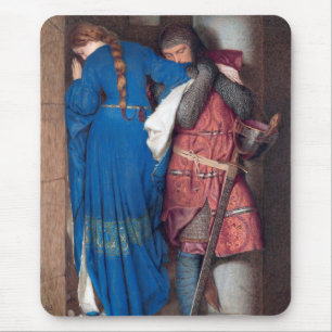 Mousepad The Meeting on Turret Stairs (por F.W. Burton)