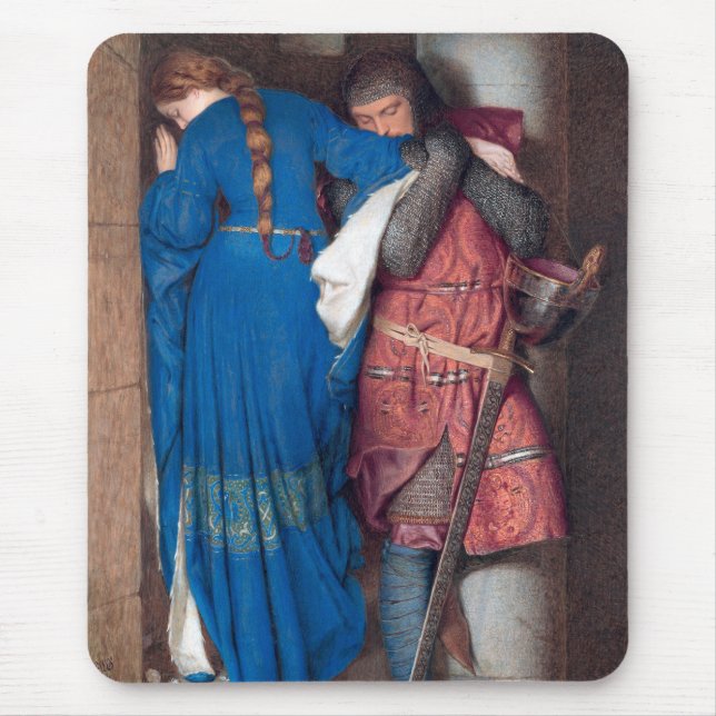 Mousepad The Meeting on Turret Stairs (por F.W. Burton) (Frente)