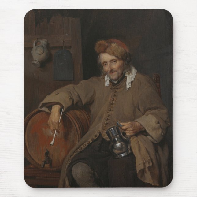 Mousepad The Old Drinker (por Gabriel Metsu) (Frente)