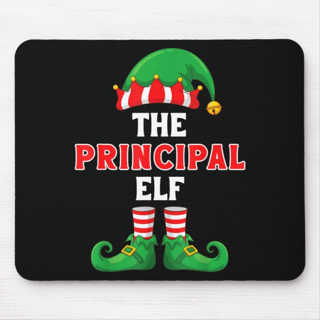 Mousepad The Principal Elf Christmas For Principal School P (Frente)