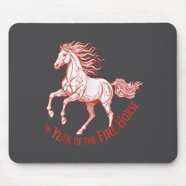 Mousepad The Year Of The Fire Horse 2026 Celebration  (Frente)