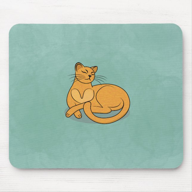 Mousepad The Yellow Cat (Frente)