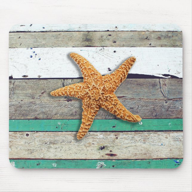 Mousepad Theme Starfish Rustic Casamento (Frente)