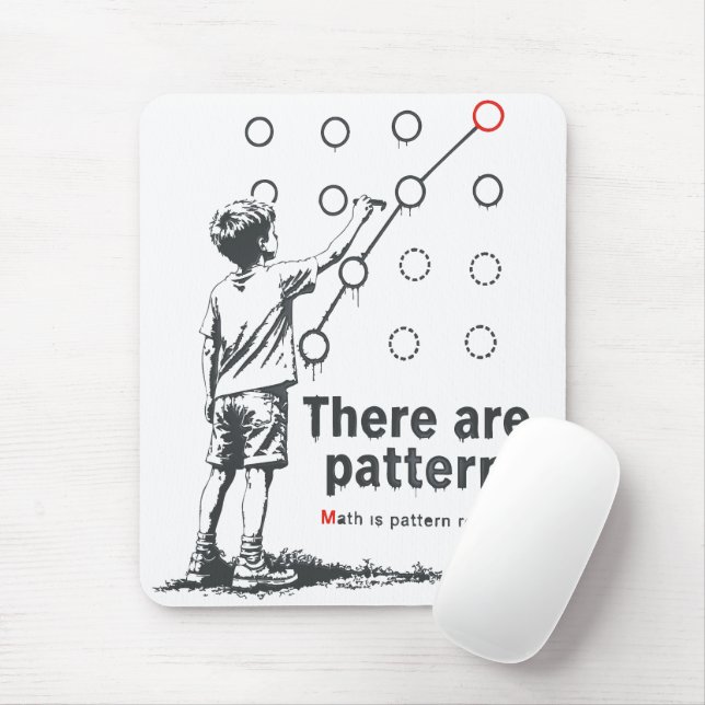 Mousepad There_are_patterns (Com mouse)