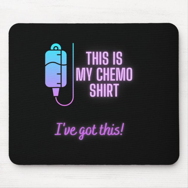 Mousepad This Is My Chemo - Blood Cancer Chemotherapy  (Frente)